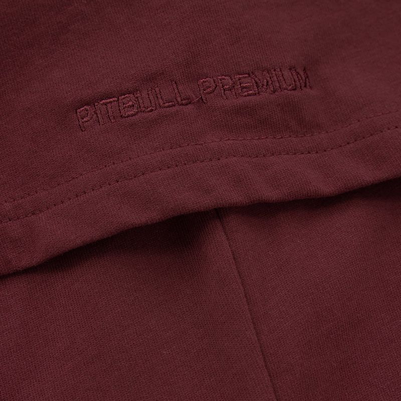 Herren-T-Shirt Pitbull West Coast T-S Classic Boxing burgundy 6
