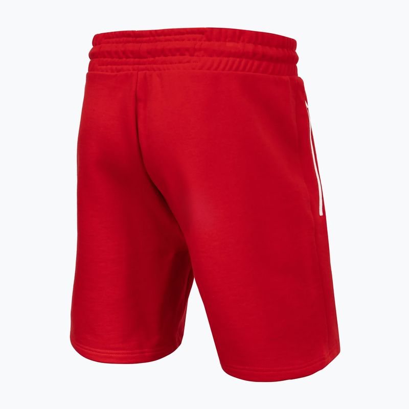 Hosen für Männer Pitbull West Coast Terry Group Trackshorts red 2