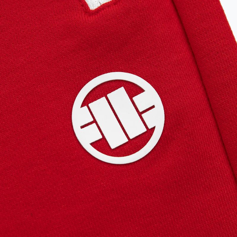 Hosen für Männer Pitbull West Coast Terry Group Trackshorts red 4