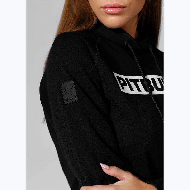 Damen Pitbull West Coast Georgia Sweatshirt mit Kapuze schwarz 5