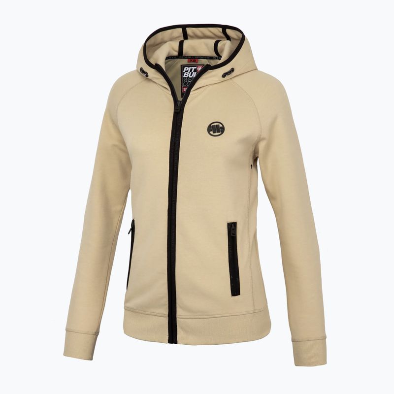 Sweatshirt für Männer Pitbull West Coast Fuchsia Hooded Zip sand
