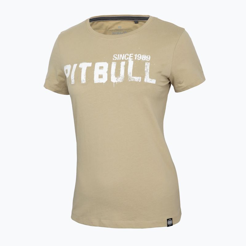 Damen-T-Shirt Pitbull West Coast T-S Grafitti sand