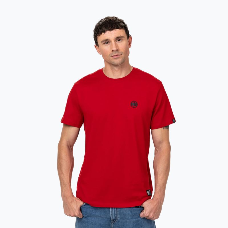 Herren-Shirt Pitbull Small Logo red