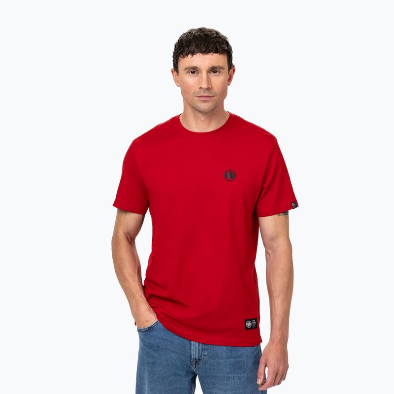 Herren-Shirt Pitbull Small Logo red 3