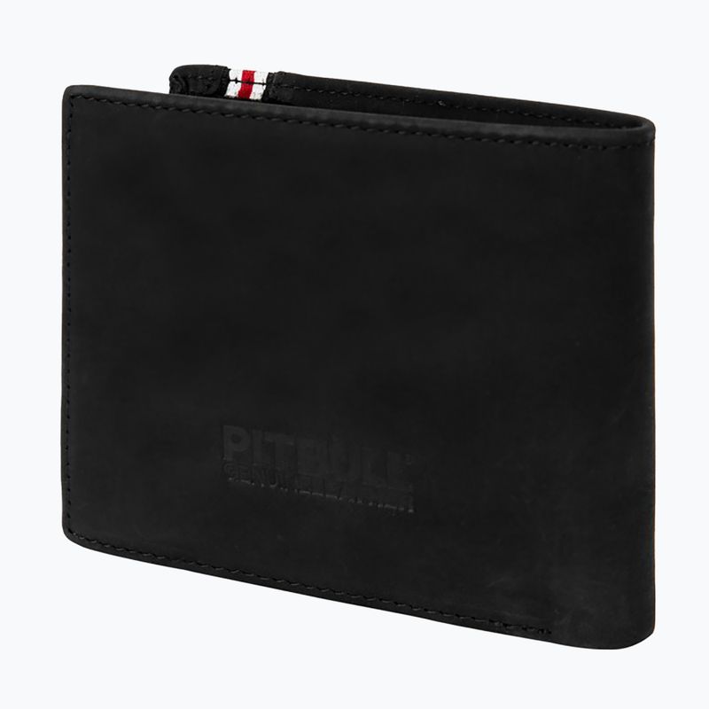 Geldbörse Portemonnaie Herren Pitbull Lin Wood 2 Embosed Leather black 2