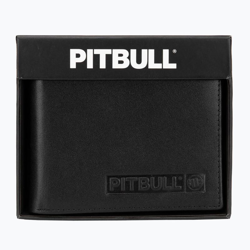 Pitbull Hilltop National City Geprägtes Leder Herrengeldbörse schwarz
