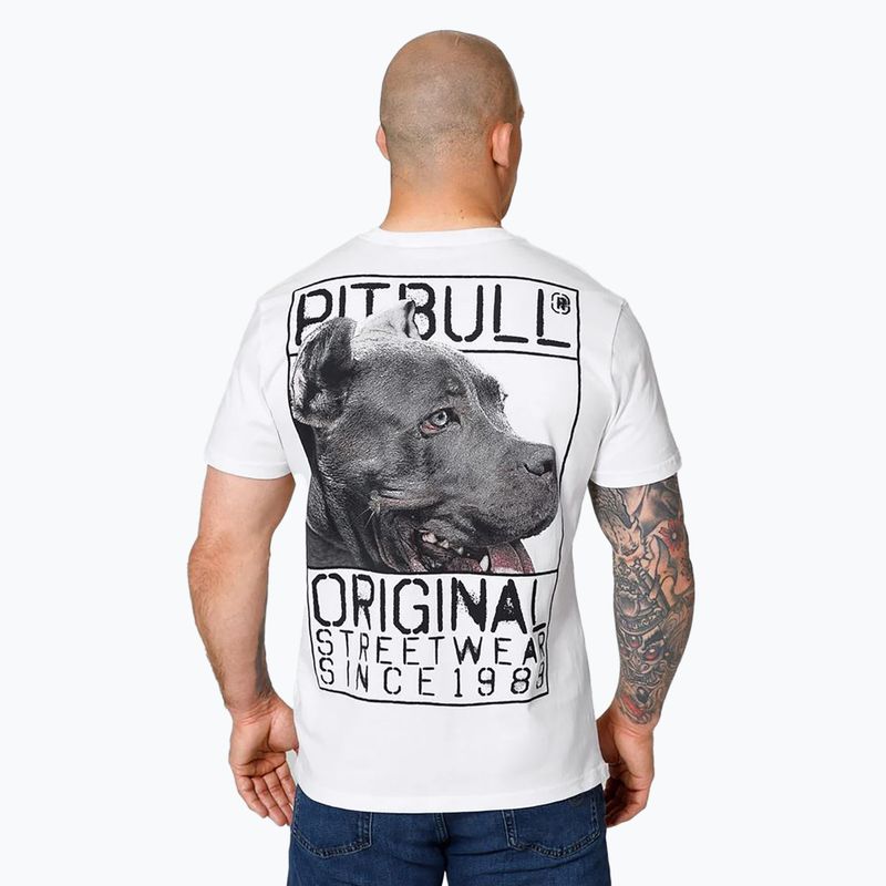 Pitbull West Coast Origin weißes Herren-T-Shirt 3