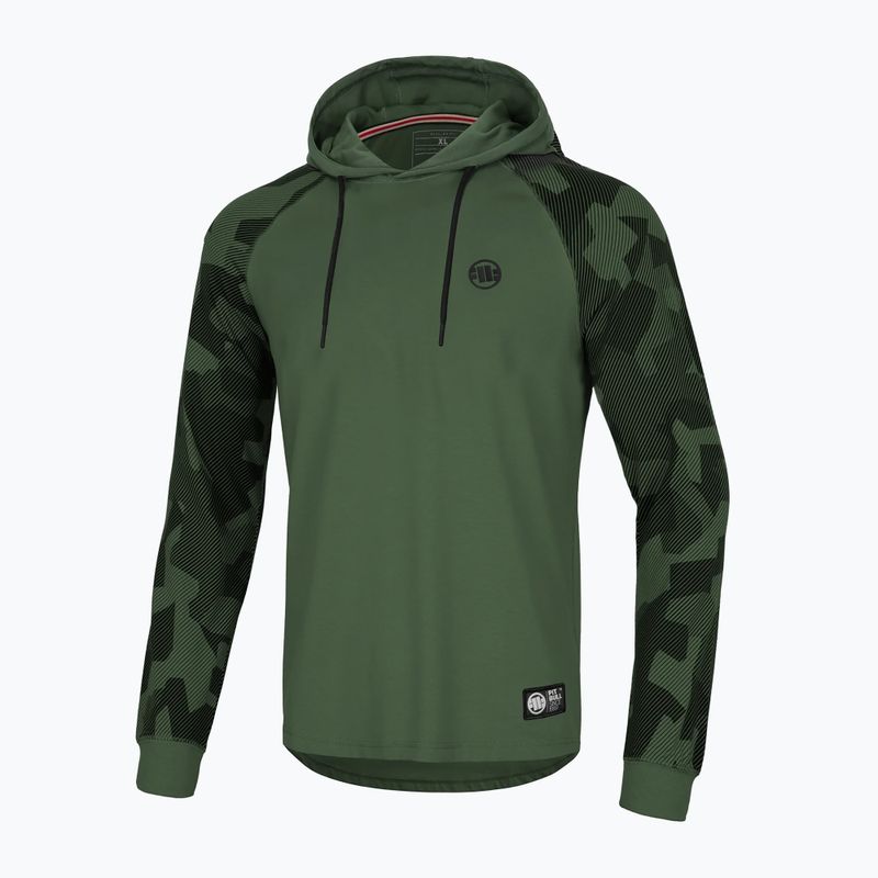 Sweatshirt für Männer Pitbull West Coast Hilltop Hooded olive