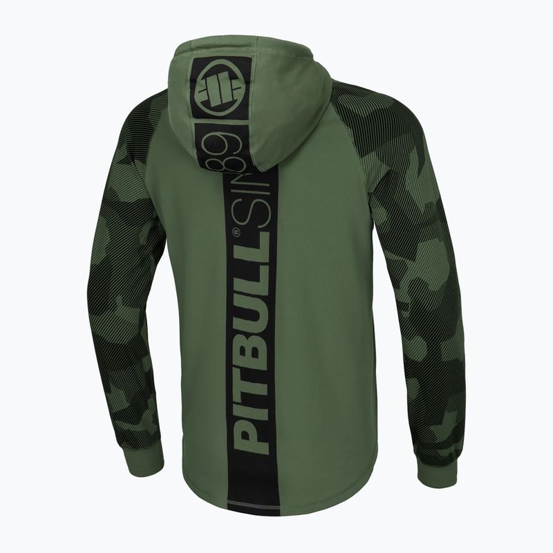 Sweatshirt für Männer Pitbull West Coast Hilltop Hooded olive 2