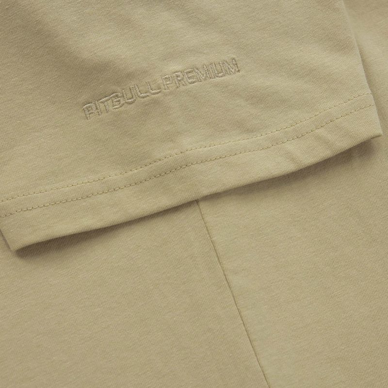Herren-T-Shirt Pitbull West Coast No Logo pale sand 5