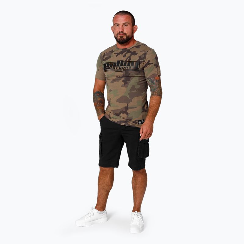 Pitbull West Coast Classic Boxing Woodland Camo Herren-T-Shirt 2