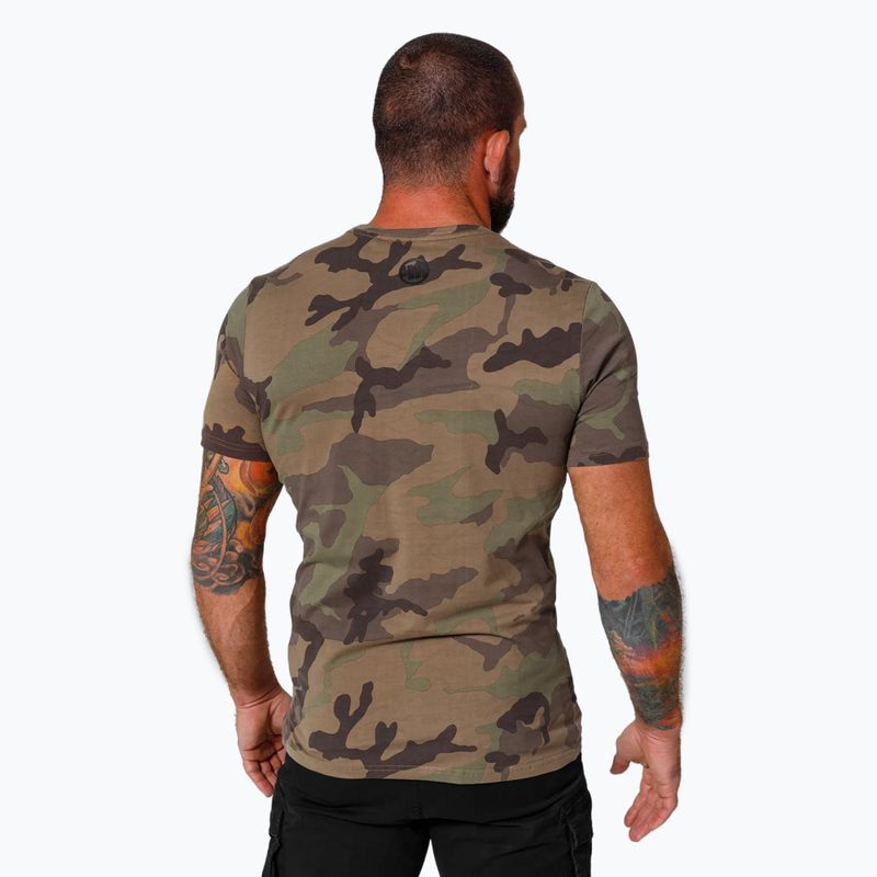 Pitbull West Coast Classic Boxing Woodland Camo Herren-T-Shirt 3