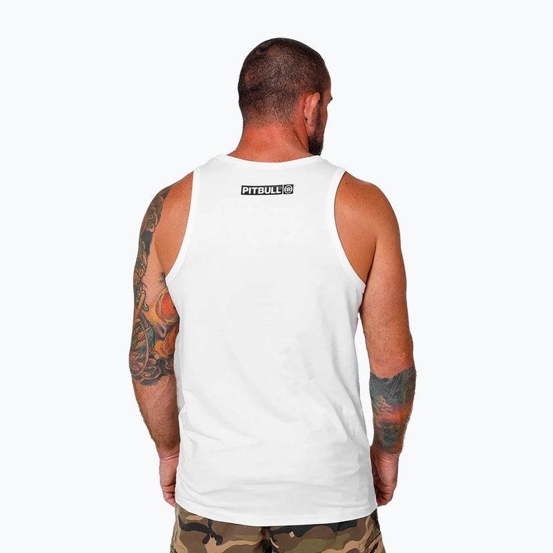 Pitbull Hilltop Tank Top weißes Herren-T-Shirt 3