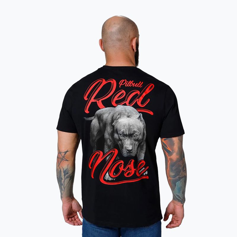 Shirt Herren Pitbull West Coast Red Nose 23 black