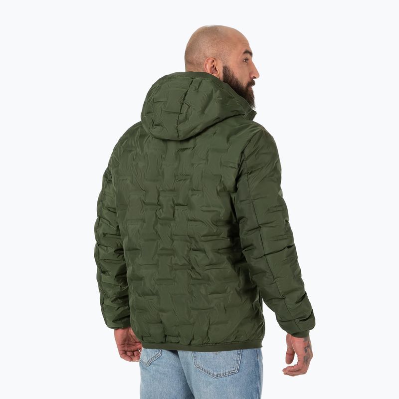 Pitbull West Coast Herren Daunenjacke Firestone oliv 3