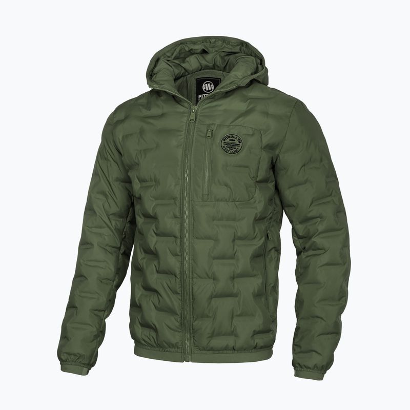 Pitbull West Coast Herren Daunenjacke Firestone oliv 4