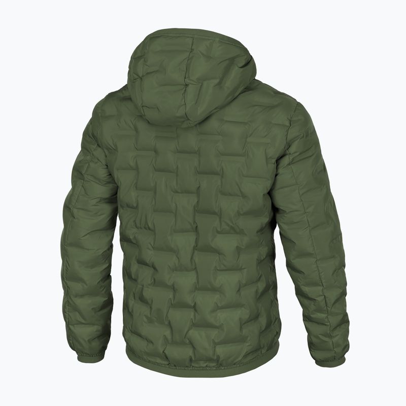 Pitbull West Coast Herren Daunenjacke Firestone oliv 5