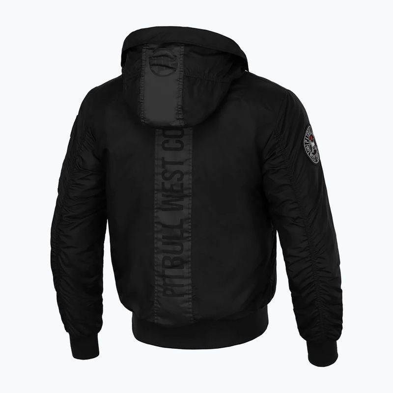 Winterjacke Herren Pitbull Beejay 2 Hooded Bomber black 5