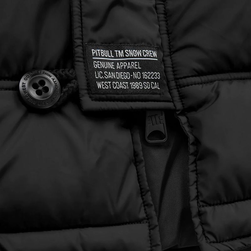 Herren Winterjacke Pitbull West Coast Parka Kingston schwarz 15