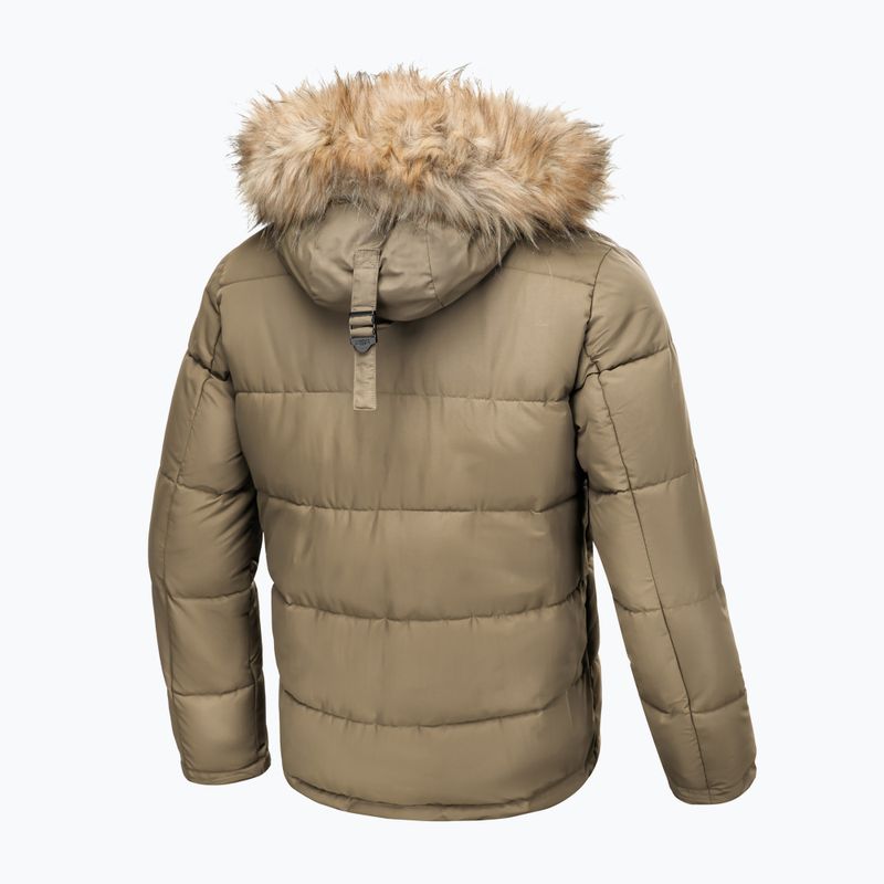 Pitbull West Coast Herren Winterjacke Taurus Hooded dark sand 4