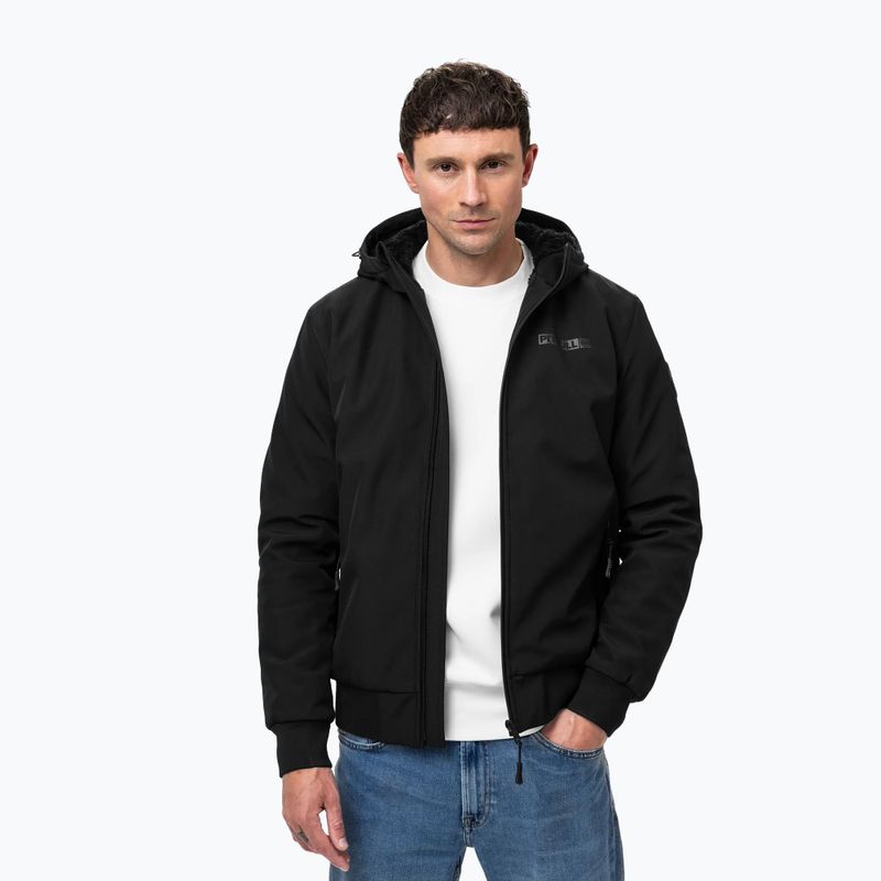 Herren-Winterjacke Pitbull Winter Midway Hooded black