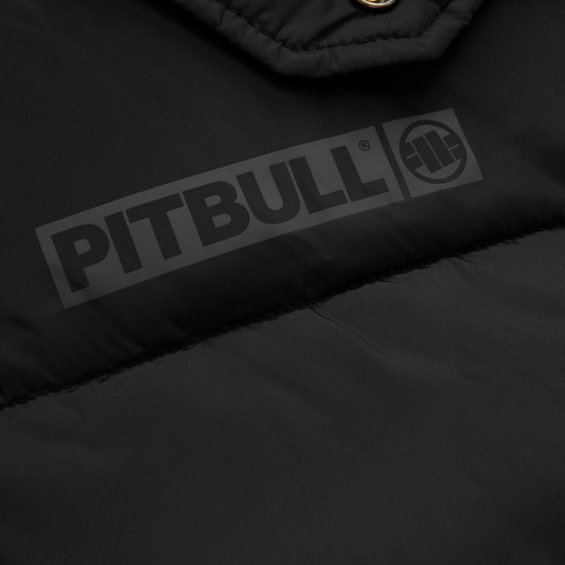 Pitbull West Coast Herren Winterjacke Perseus Hooded Vest schwarz 7