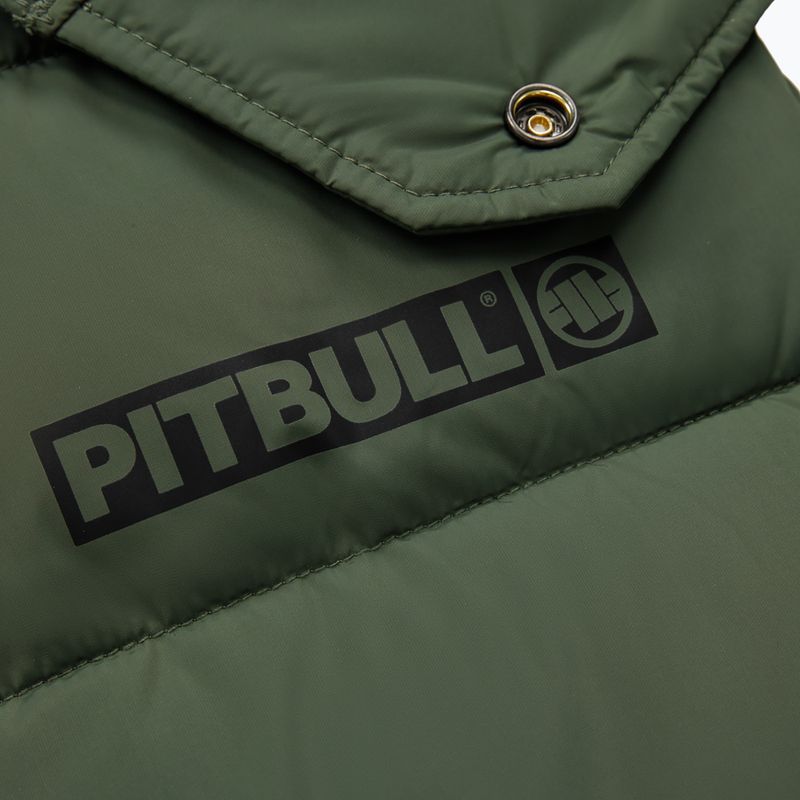 Pitbull West Coast Herren Winterjacke Perseus Hooded Vest oliv 7