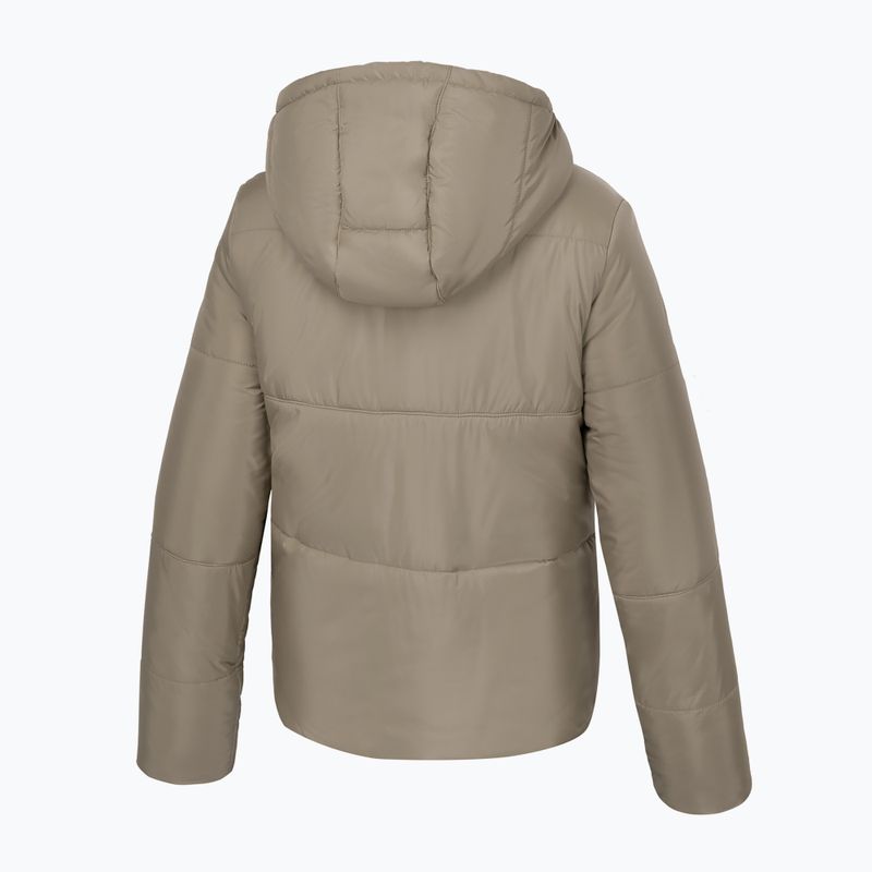 Pitbull West Coast Damen Winterjacke Jenell Quilted Hooded dunkel sand 4
