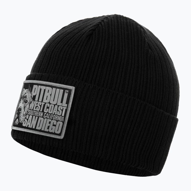 Wintermütze Herren Pitbull Beanie Silvas Blood Dog black