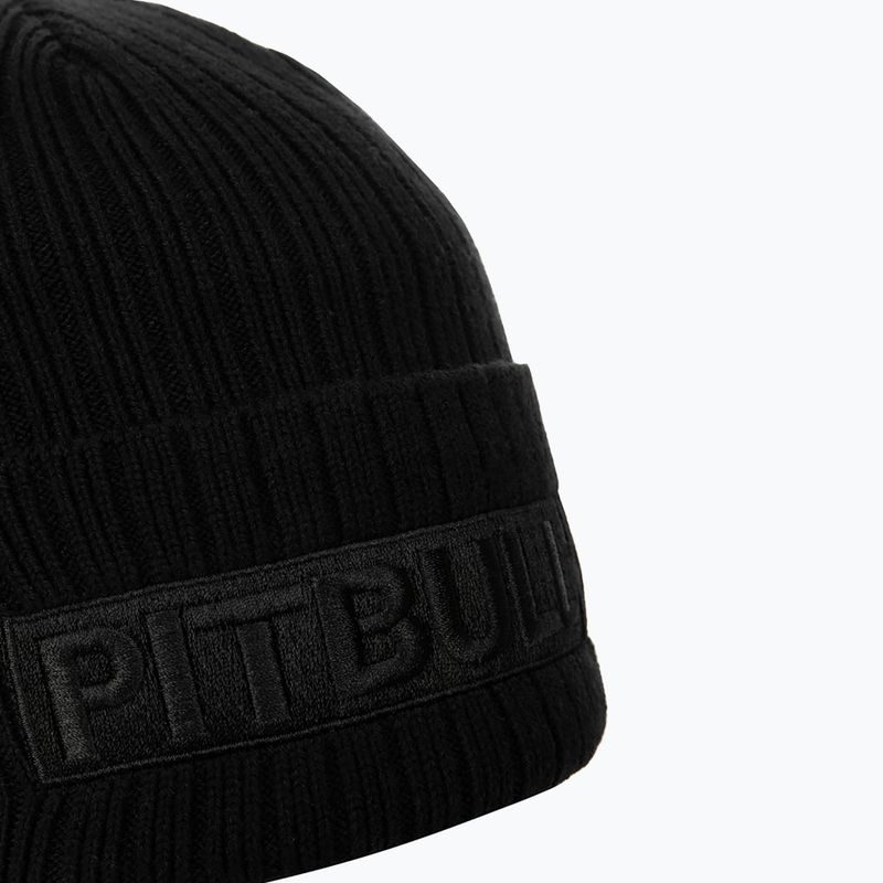 Wintermütze Herren Pitbull Beanie Silvas Hilltop black/black 3