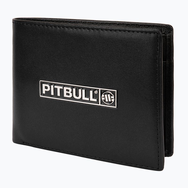Geldbörse Portemonnaie Herren Pitbull Hilltop Original Leather black