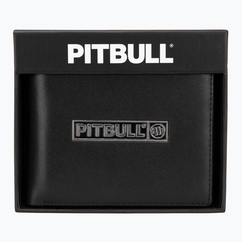 Geldbörse Portemonnaie Herren Pitbull Hilltop Original Leather black 6