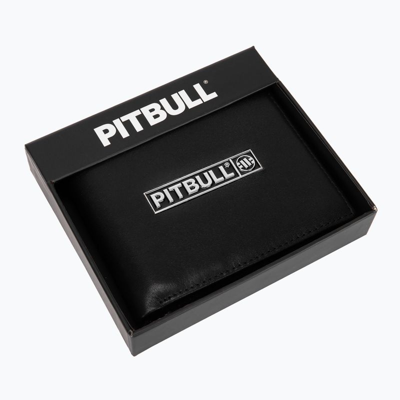 Geldbörse Portemonnaie Herren Pitbull Hilltop Original Leather black 7