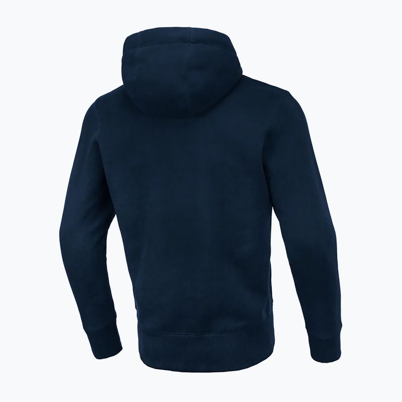 Herren Pitbull West Coast Small Logo Kapuzenpulli dunkel marineblau 2