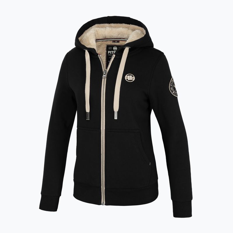 Damen Pitbull West Coast Zip Sherpa Ruffina 3 Kapuzensweatshirt schwarz 3