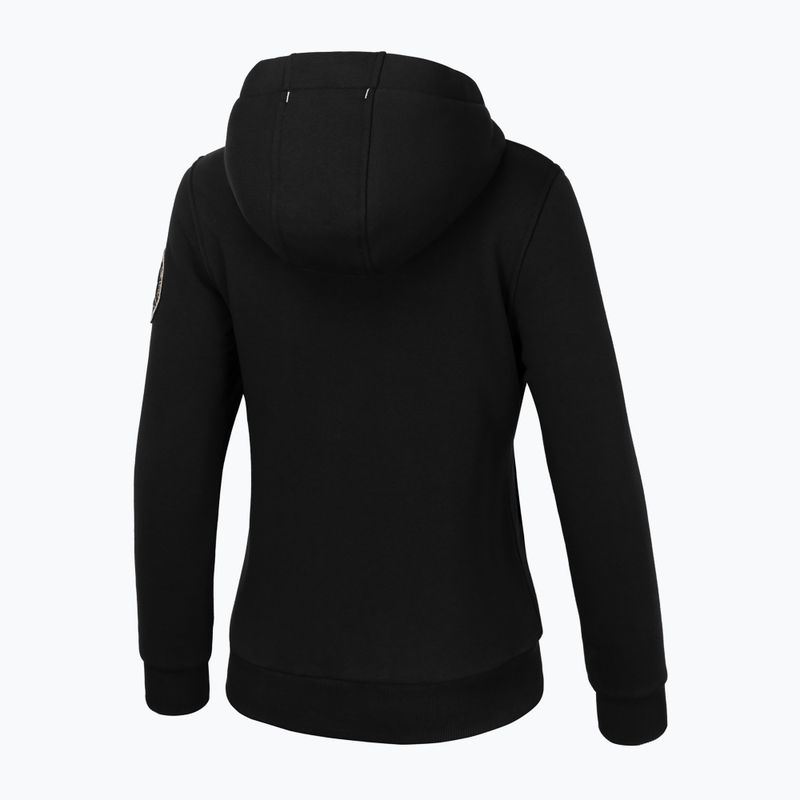 Damen Pitbull West Coast Zip Sherpa Ruffina 3 Kapuzensweatshirt schwarz 4