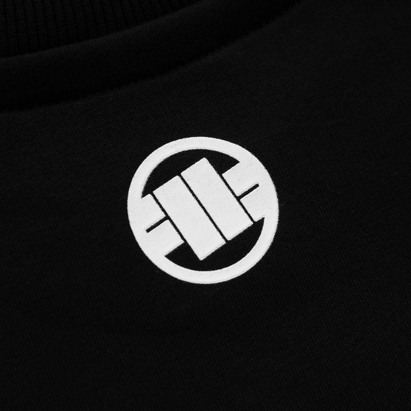 Herren Pitbull West Coast Steel Logo Crewneck Sweatshirt schwarz