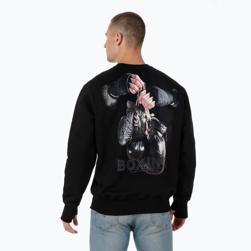 Herren Pitbull West Coast Boxing FD Crewneck Sweatshirt schwarz 2