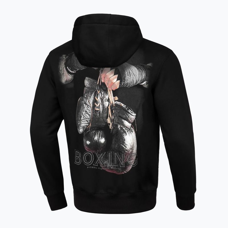Herren Pitbull West Coast Boxing FD Sweatshirt mit Kapuze schwarz