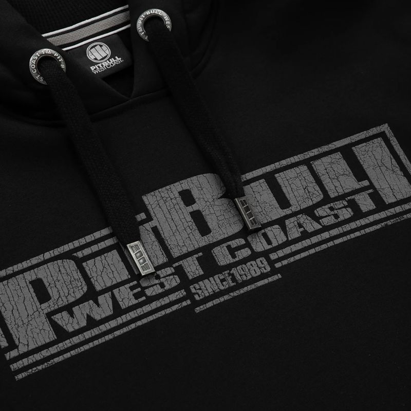 Herren Pitbull West Coast Boxing FD Sweatshirt mit Kapuze schwarz