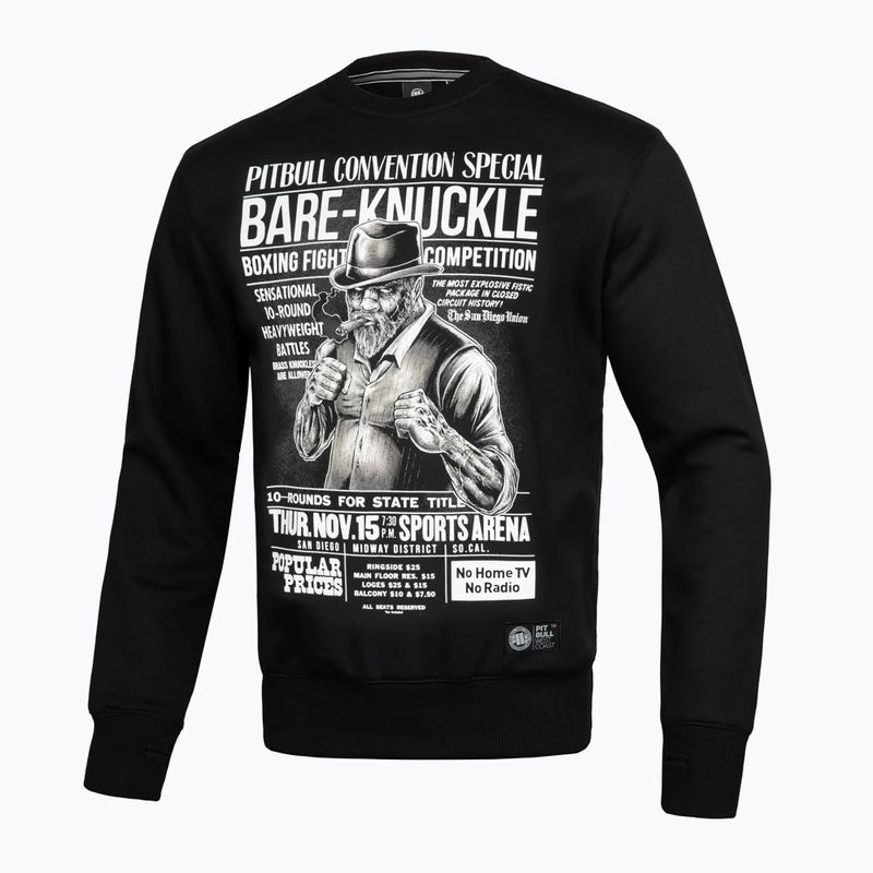 Pitbull West Coast Herren Bare Knuckle Crewneck Sweatshirt schwarz 2