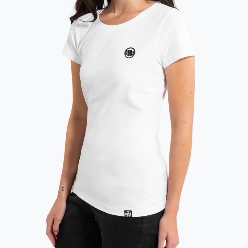 Pitbull West Coast Frauen-T-Shirt Small Logo weiß 3