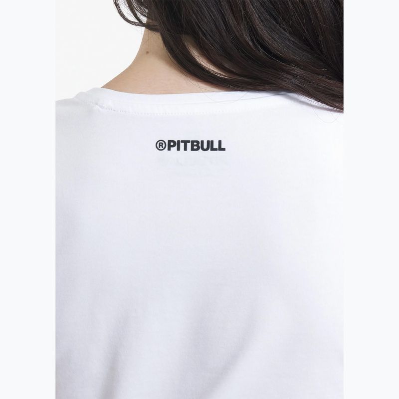 Pitbull West Coast Frauen-T-Shirt Small Logo weiß 5
