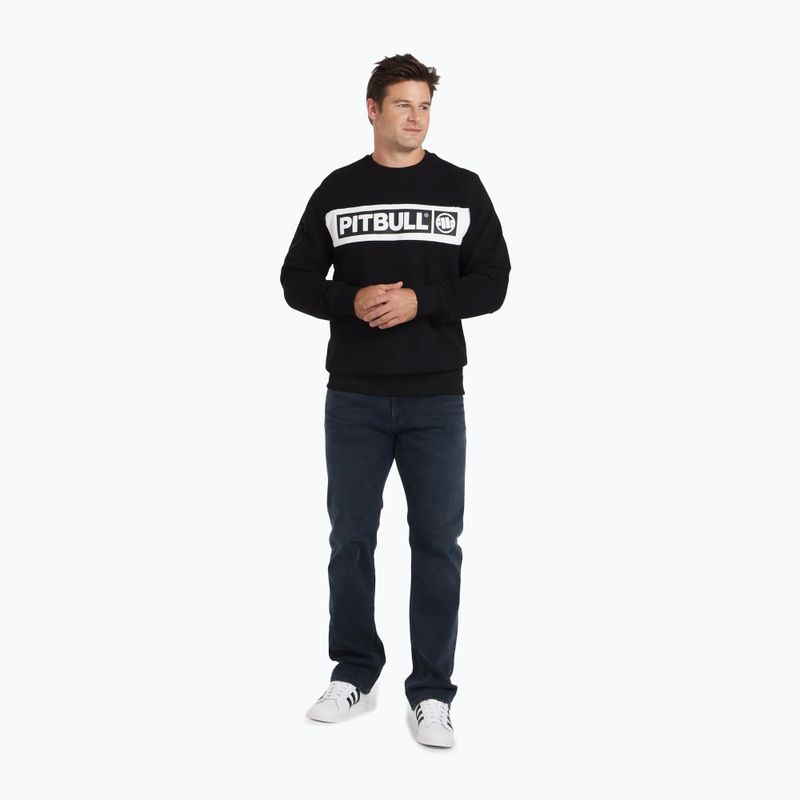 Sweatshrit Herren Pitbull Sherwood Crewneck black 2