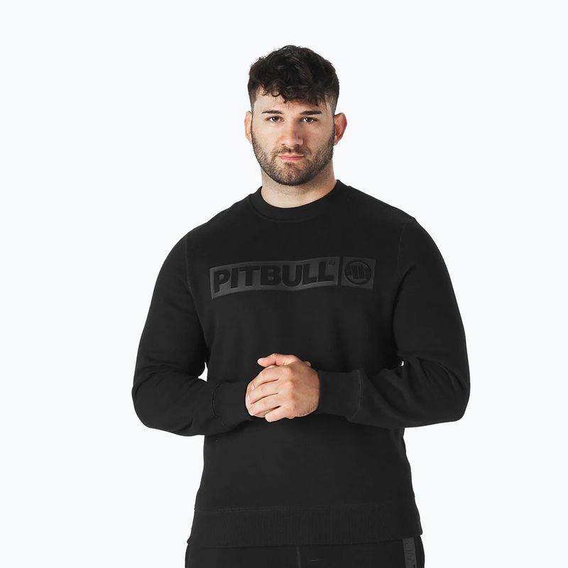 Sweatshrit Herren Pitbull Hilltop Crewneck black