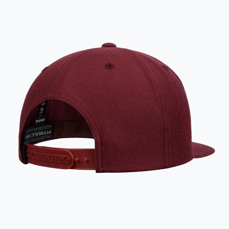 Cap Mütze Pitbull West Coast Snapback Pitbull YP Classic Premium burgundy 2