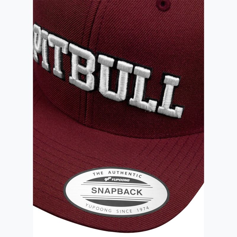 Cap Mütze Pitbull West Coast Snapback Pitbull YP Classic Premium burgundy 4