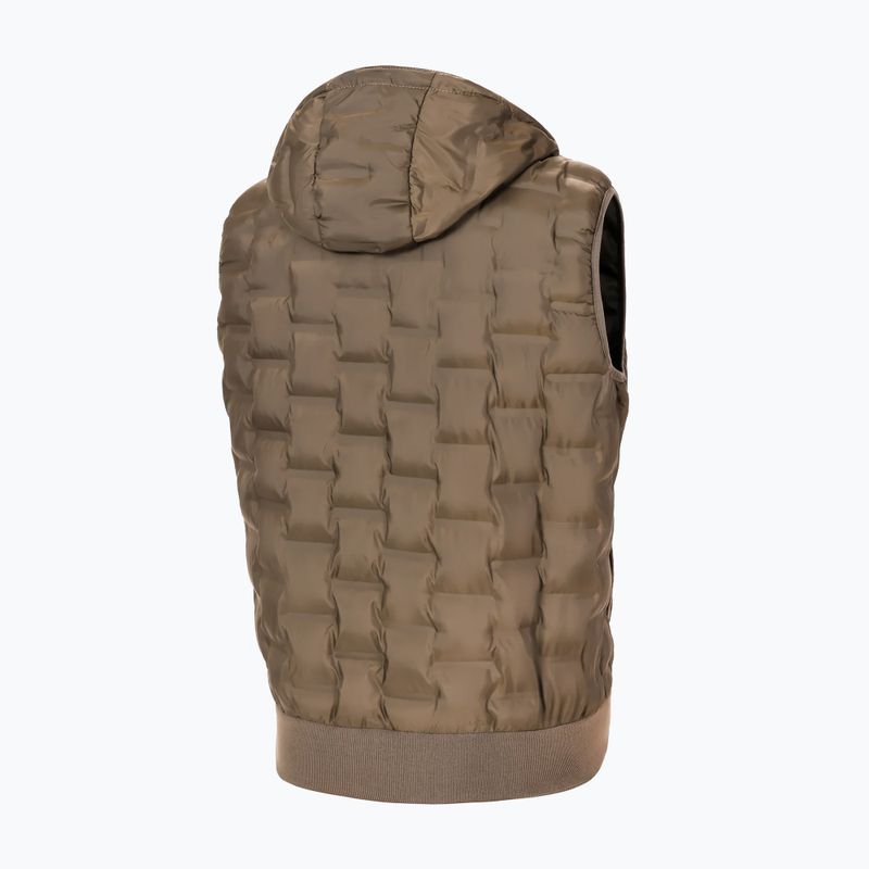 Weste Herren Pitbull West Coast Eclipse Hooded Padded coyote brown 5