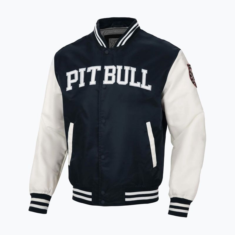 Herren Pitbull Falcon Ridge Bomber Kapuzenjacke navy/ecru 6