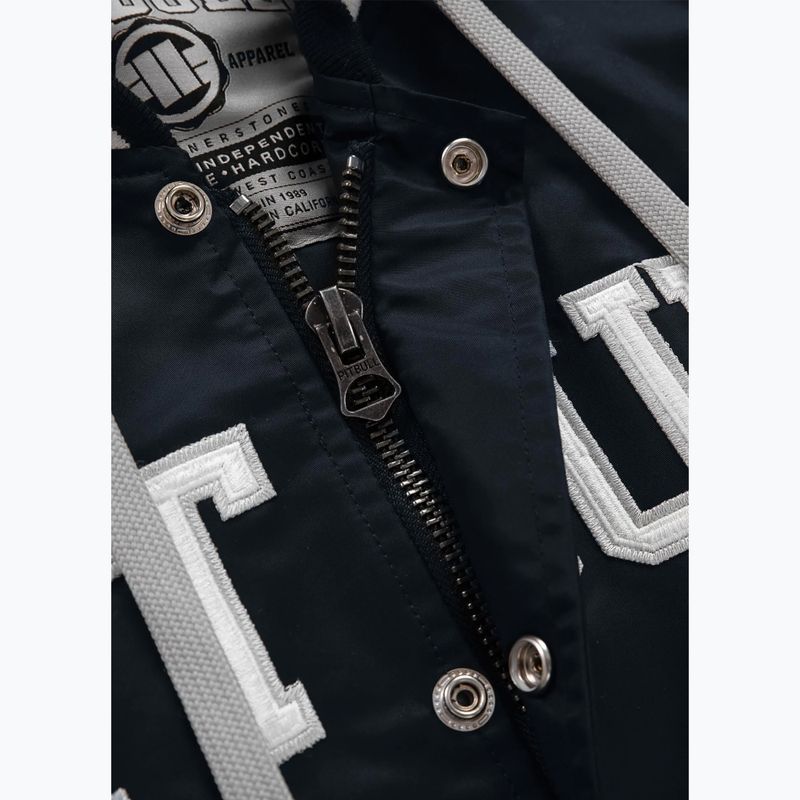 Herren Pitbull Falcon Ridge Bomber Kapuzenjacke navy/ecru 8